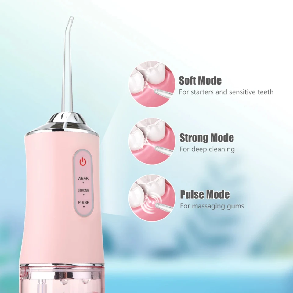 Portable Water Flosser Teeth Cleaner for Whitening