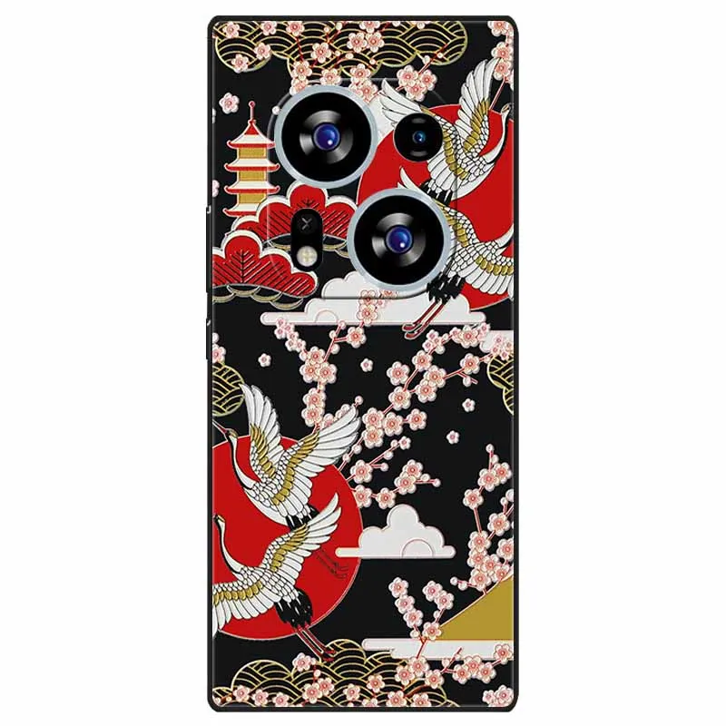 Charming 3D Relief Soft TPU Silicone Phone Case for Tecno Phantom X2 Series
