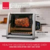 Series Rotisserie Oven, Digital Display, 12-Pound Capacity, Auto Shutoff, Includes Rotisserie Spit, Multi-Purpose Basket, 3 Cook 3