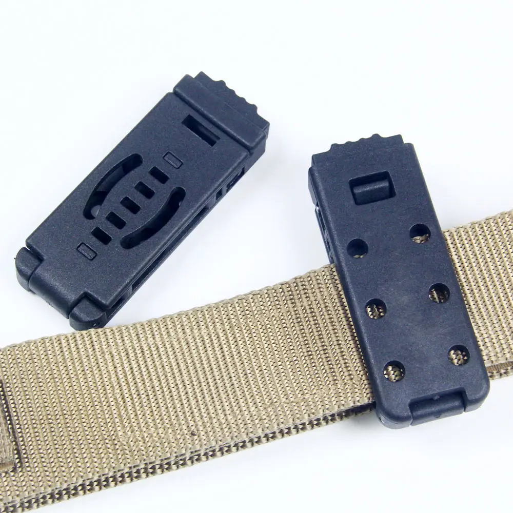 10PCS Small Duty Loops DCL Combat Belt Clip Holster Attachments For Kydex Sheath With Screw DIY Parts
