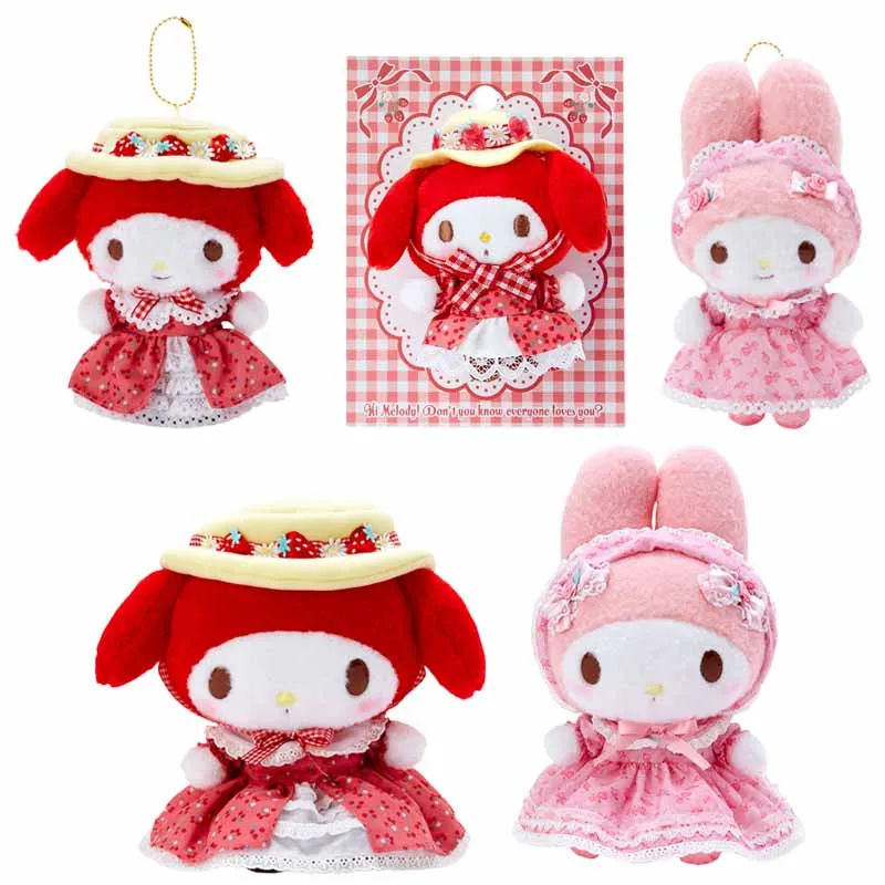 

Sanrioed Original My Melody Birthday Limit Series Stuffed Plushie Doll Appease Toys Plush Pendant Brooch Ornament Girl Gift