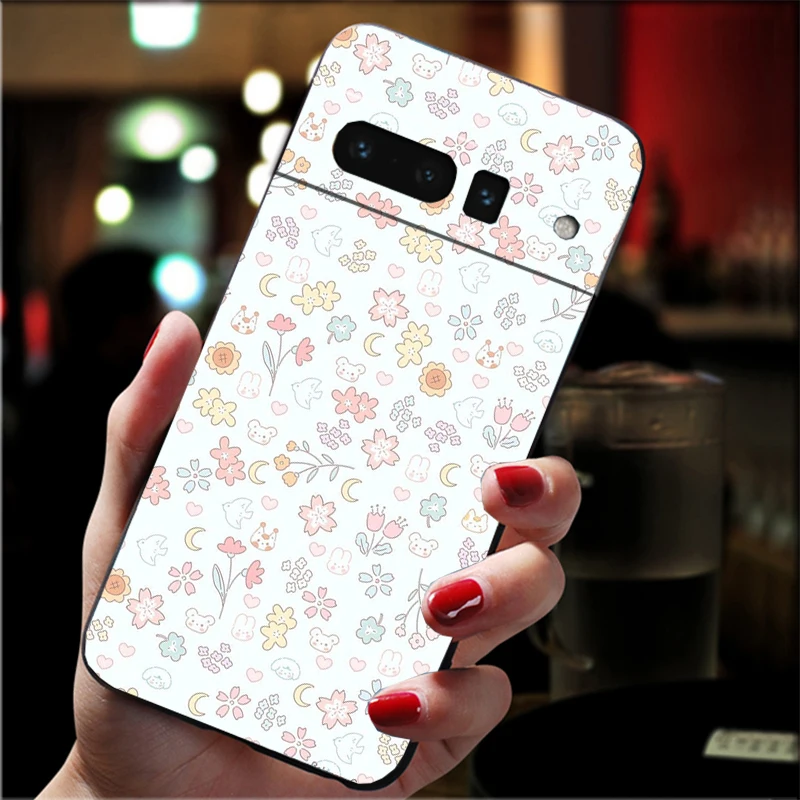 Charming Floral Design Phone Case