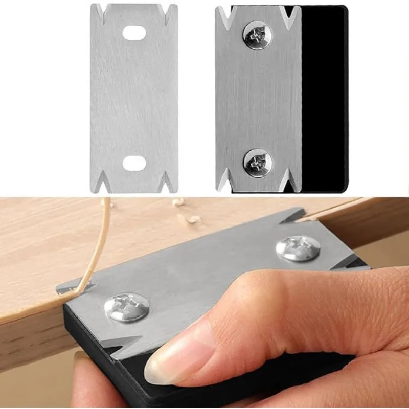 Manual Edge Trimming Tool 90° Corner Wood Planer Edge Banding Scraper Wood Chamfering Rounding Tool Precision Woodworking Hand