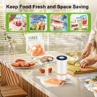 Pompe à vide électrique pour la conservation des aliments, rechargeable, scelleuse de sacs sous vide automatique, machine de compression sous vide 5