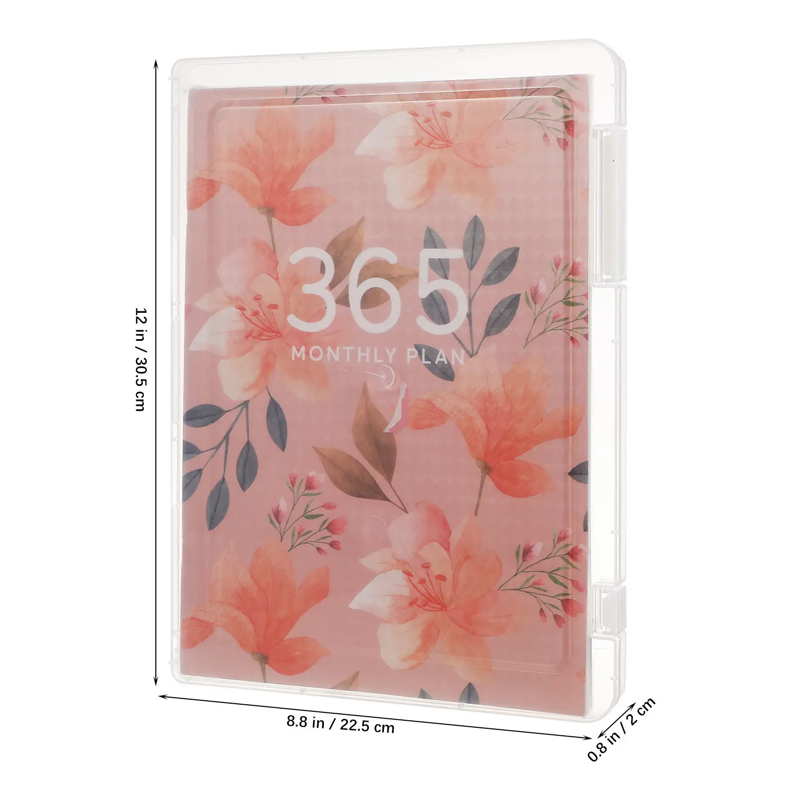 6Pcs 투명 플라스틱 문서 홀더 A4 클리어 파일 주최자 상자 뚜껑 종이 보관 사무실 학교 홈 문서 주최자