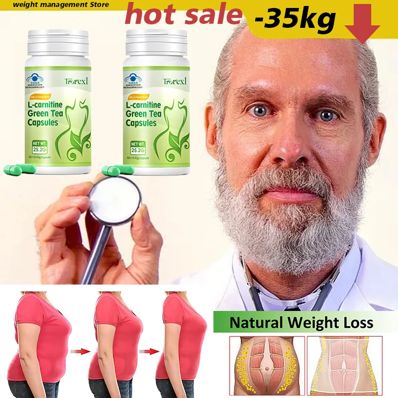 60pcs Fat Burning Body Slimming Diet Pills Detox Belly Fat Decreased