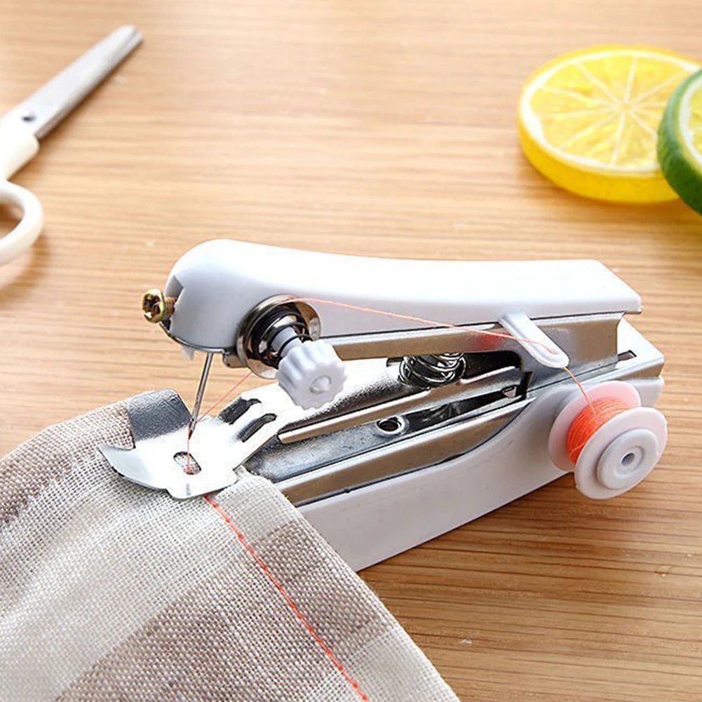 Portable Mini Hand Sewing Machine Home Travel Small Sewing Machine