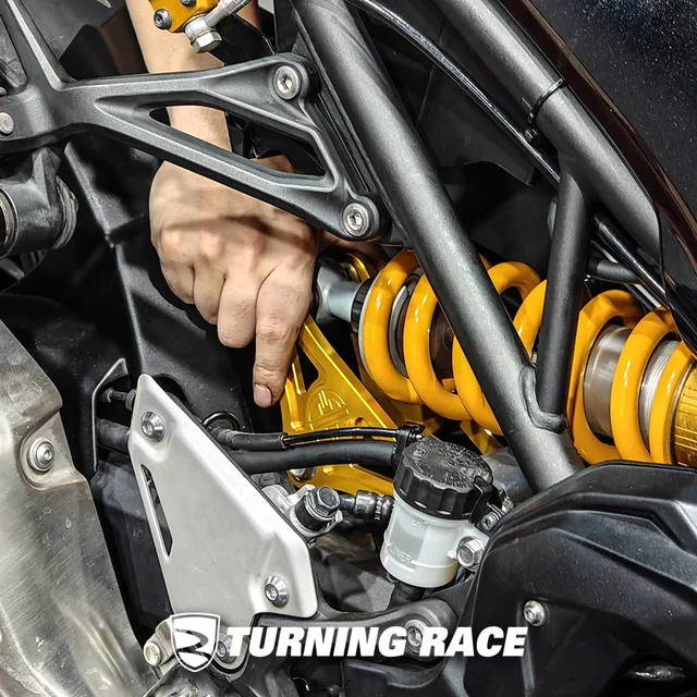 thumbnail image 2 of 2023 Motorcycle Rear Shock Absorber Arm Suspension Cushion Lever Drop For Kawasa 2 of 9