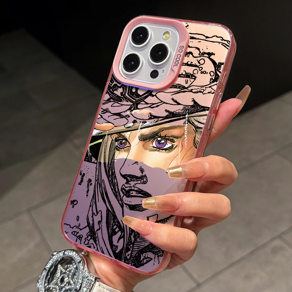 JoJo Bizarre Adventure Matte Silver Hard Phone Case