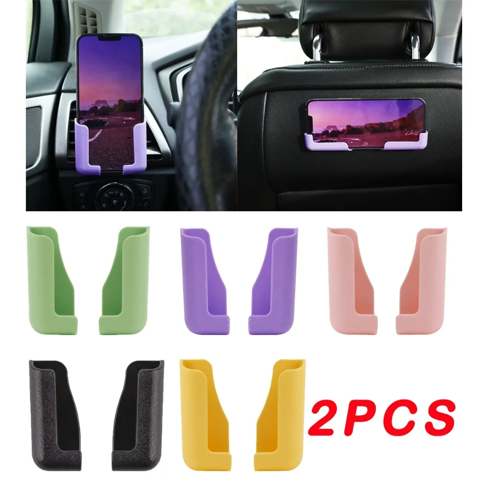 

Car Phone Holder Self-Adhesive Dashboard Stand Car Colour Bracket Navigation Mounted Display Bracket Auto Interior Accessories