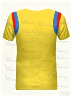 Capitaine Tsubasa maillot de Football impression 3D Johnson Benji Julian Ross T-Shirts de Football été enfants hommes sport Fitness T-shirt 6