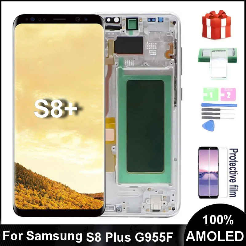 SUPERAMOLEDS8LcdscreenForSamsungGalaxyS8PlusLCDG955G955F