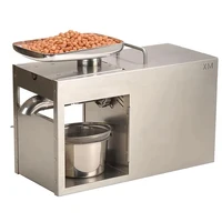 XEOLEO Household Oil Presser 1500W Automatic Olive Oil Press Machine Cold Press Oil Extractor Machine Usedfor Peanut/Walnut 1