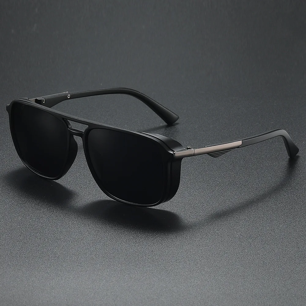 58-16-133 Men Glasses Square Polarized Sunglasses Outdoor Fishing Glasses for Driving Driver Optical Prescription Customization