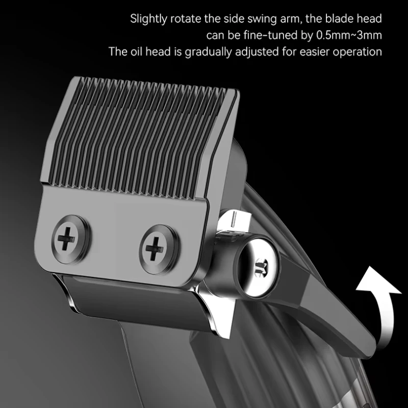 KEMEI km-8536 Hair Clippers Set Professional Barber Hair Clippers Set For Men Cordless Cut Barber Haircut Grooming Kit 5