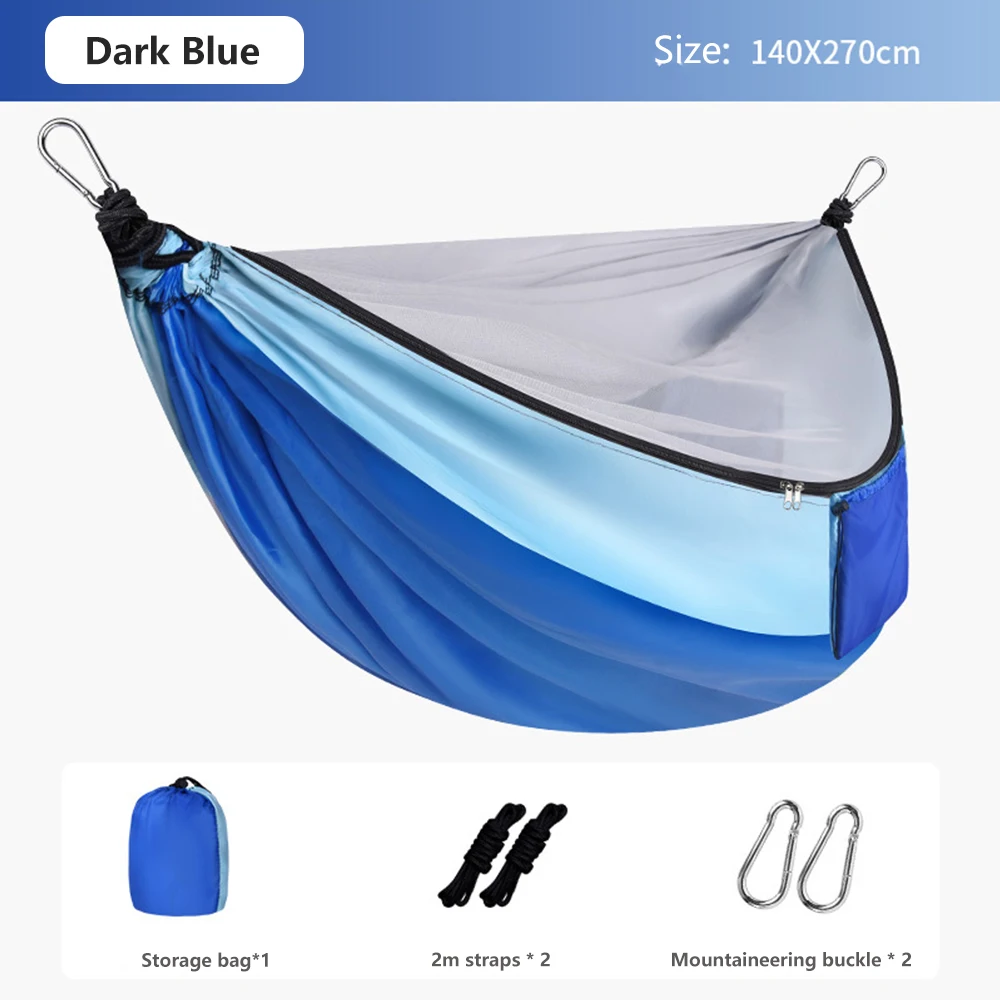 Blue with curtain