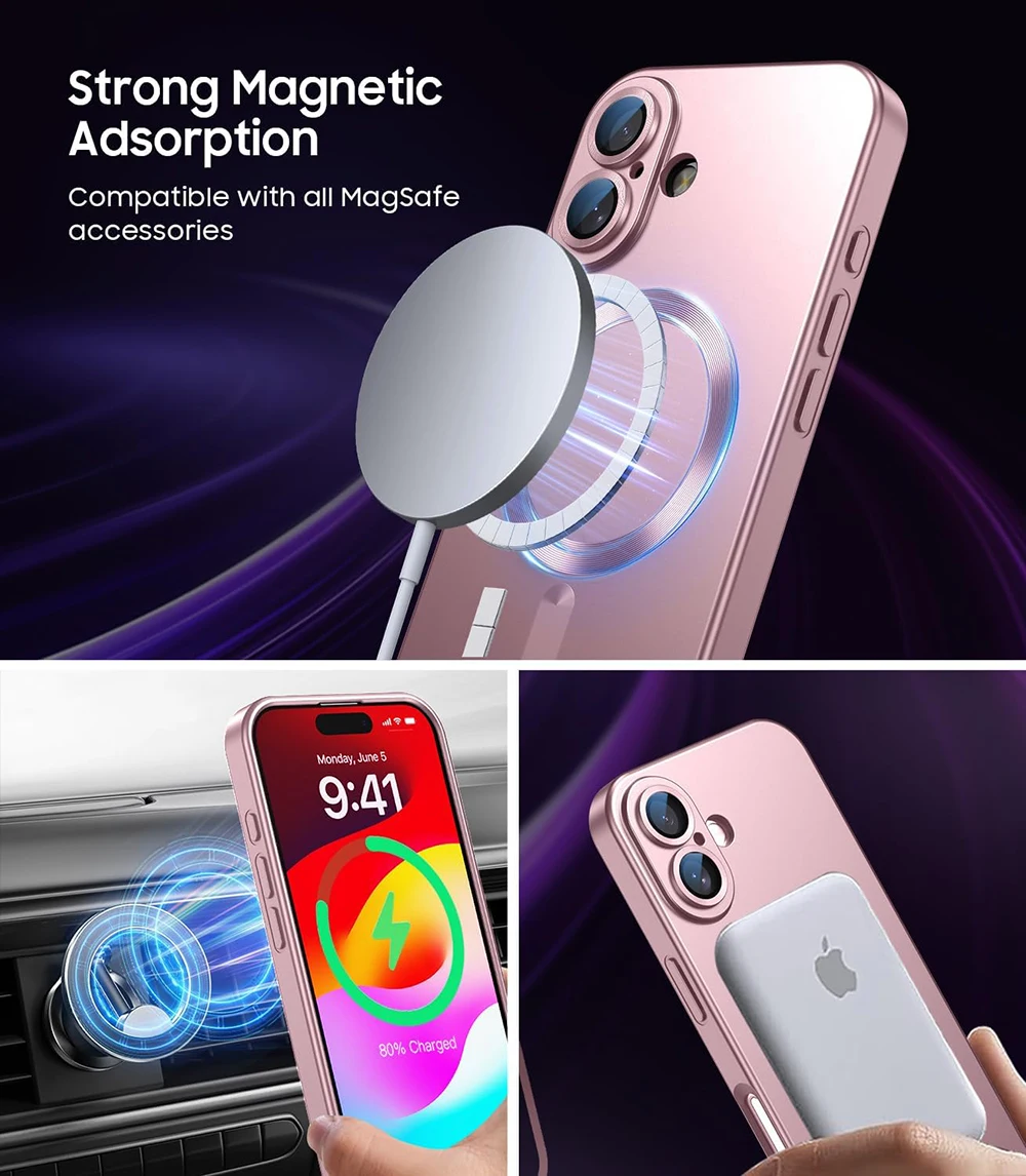 For Magsafe Magnetic Wireless Charge Phone Cases For iPhone 16 thumbnail 6