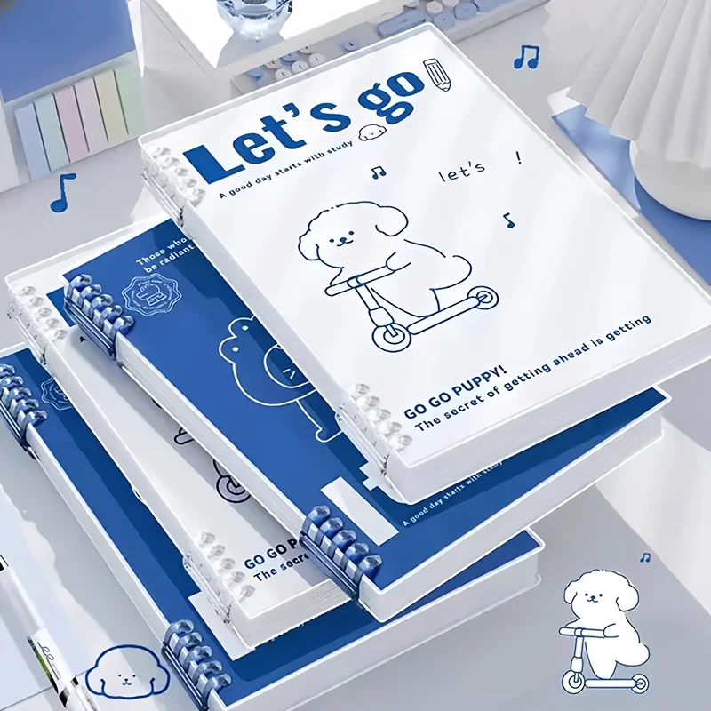 B5 Lined Loose-Leaf Notebooks with Smooth Writing and Waterproof Cover, Ideal