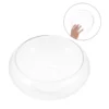 Daffodil Pot Desktop Aquarium Plants Lotus Planters for Glass Round Bonsai Succulent Fish Tank Filter 6