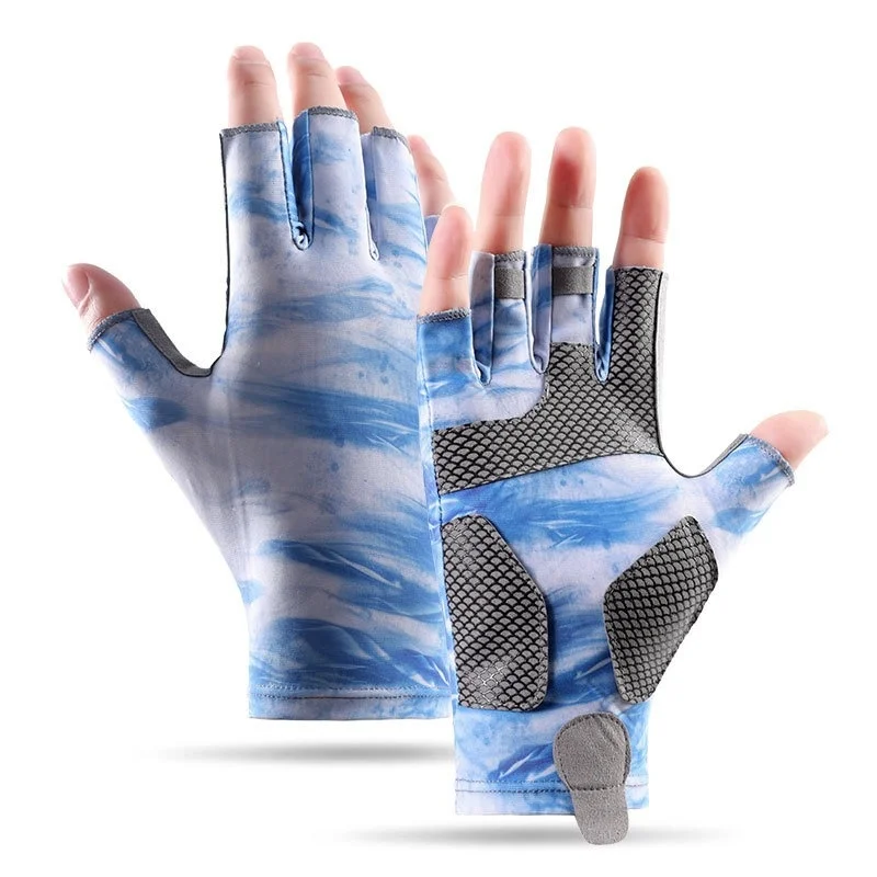 Fishing Gloves- Fingerless Sun Protection Fishing Gloves- Fishing Sun  Gloves for Women Men Outdoor Activities - AliExpress
