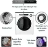 Portable Clothes Dryer, Front Load Compact Laundry Dryers with Exhaust Pipe, 850W, ABS Control Panel, 9lbs Compact Dryer,White 5