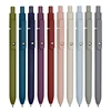 Retro Morandi Retractable Gel ink Ballpoint Pen,Extra Fine Point Black ink Smooth Writing Quick Dry Japan Mikuni ink Refills 1