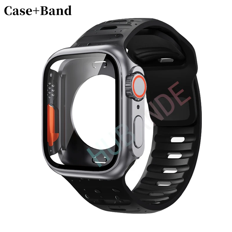 Ultra Silicone Strap and Protective Case with Screen Guard