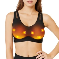 Soutien-gorge de massage électrique portable sans fil chauffant et vibrant pour la poitrine – Appareil stimulant les seins, prévient le relâchement des seins 3