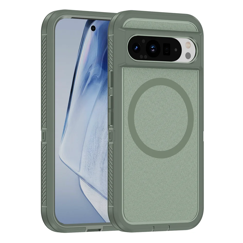 Armor Magsafe Matte Magnetic Frosted Bumper Hybrid Shockproof Case