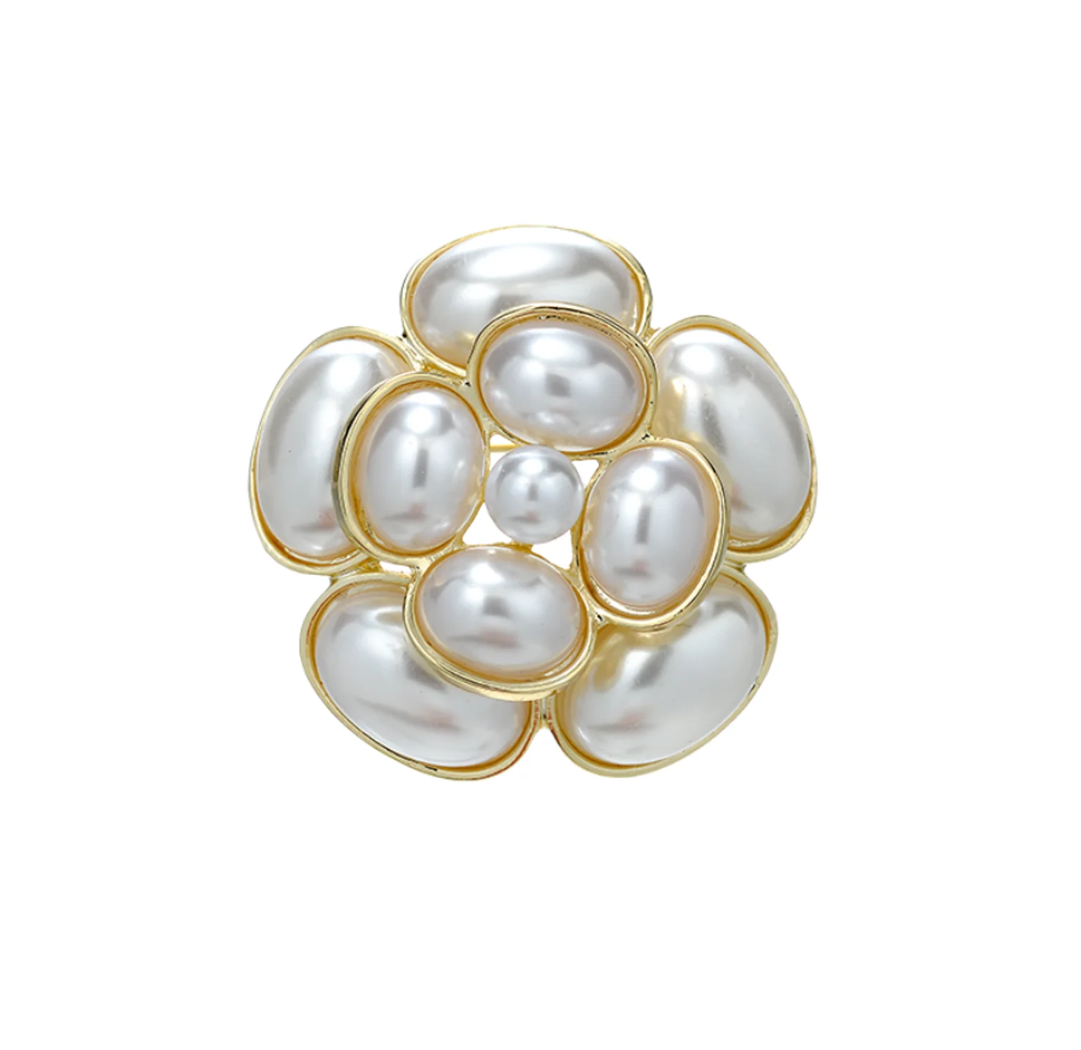 2023 Camellia flower imitation pearl suit pin accessories Lapel pins brooch fashion jewelry for women