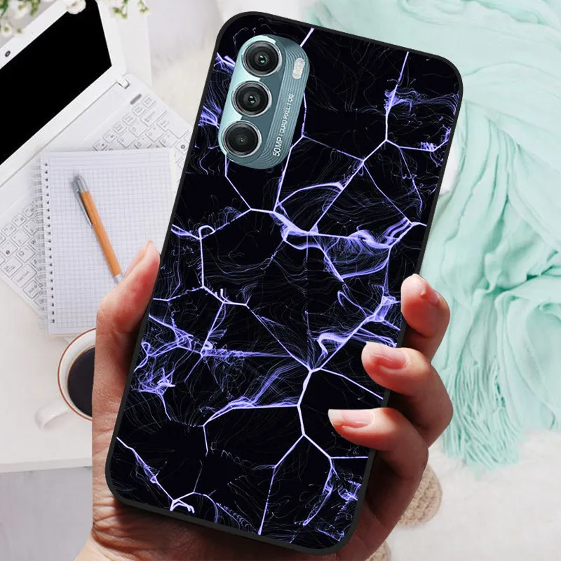 Lion & Wolf Black Silicone Soft Back Protective Case - Sleek & Stylish Cover