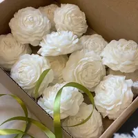 3D Peony Candle Silicone Mold DIY Relief Flower Soap Resin Plaster Mould Home Decor Chocolate Cake Ice Baking Making Tool Gifts 2