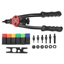 

Hand Threaded Rivet Nuts Gun BT605 606 M3 M4 M5 M6 M8 M10 Double Insert Manual Riveter Gun Riveting Rivnut Tool Rivet tool