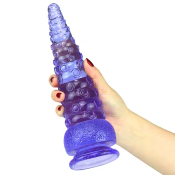 Octopus Tentacle Dildo Adult Toys Vagina Massage Stimulate  Plug Anal with Suction Cup Penis Lesbian Sex Toys For Men Women Gay 1