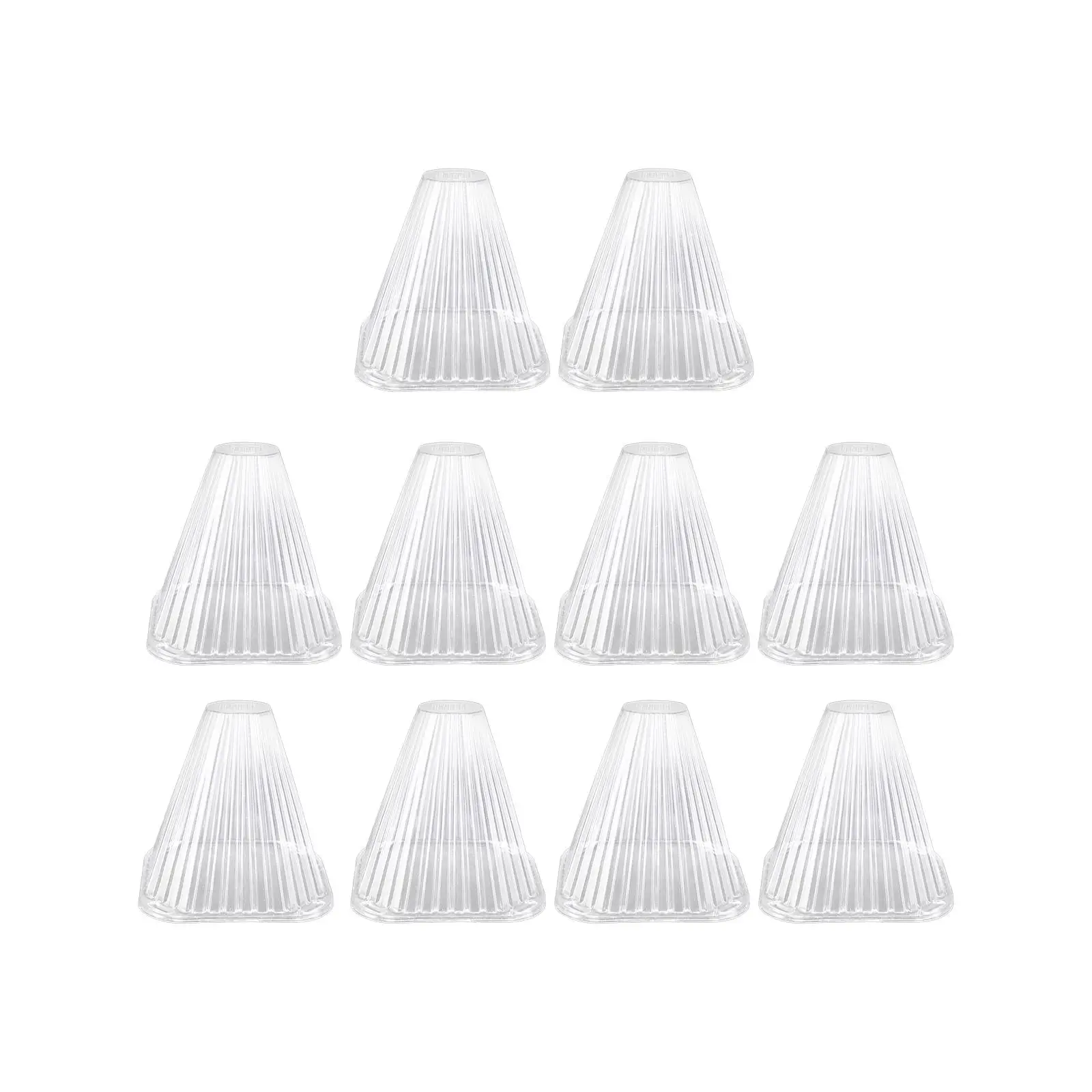 10 Pieces Garden Cloche Plant Dome for Outdoors Frost Freeze Protection Mini Greenhouse Sturdy Windproof Cover Plant Covers