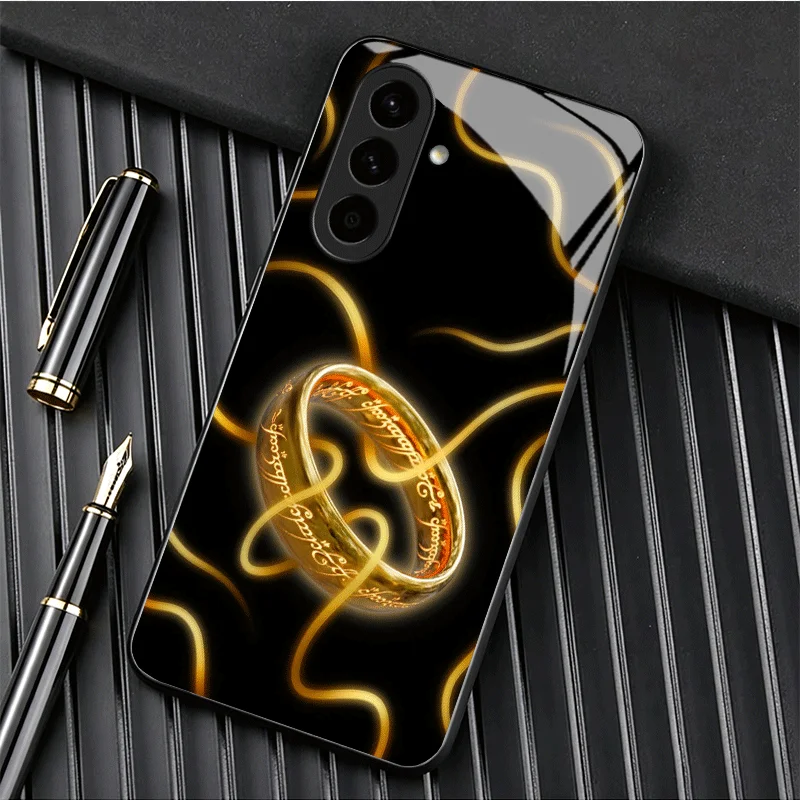 Elegant Lord of the Rings Glass Phone Case