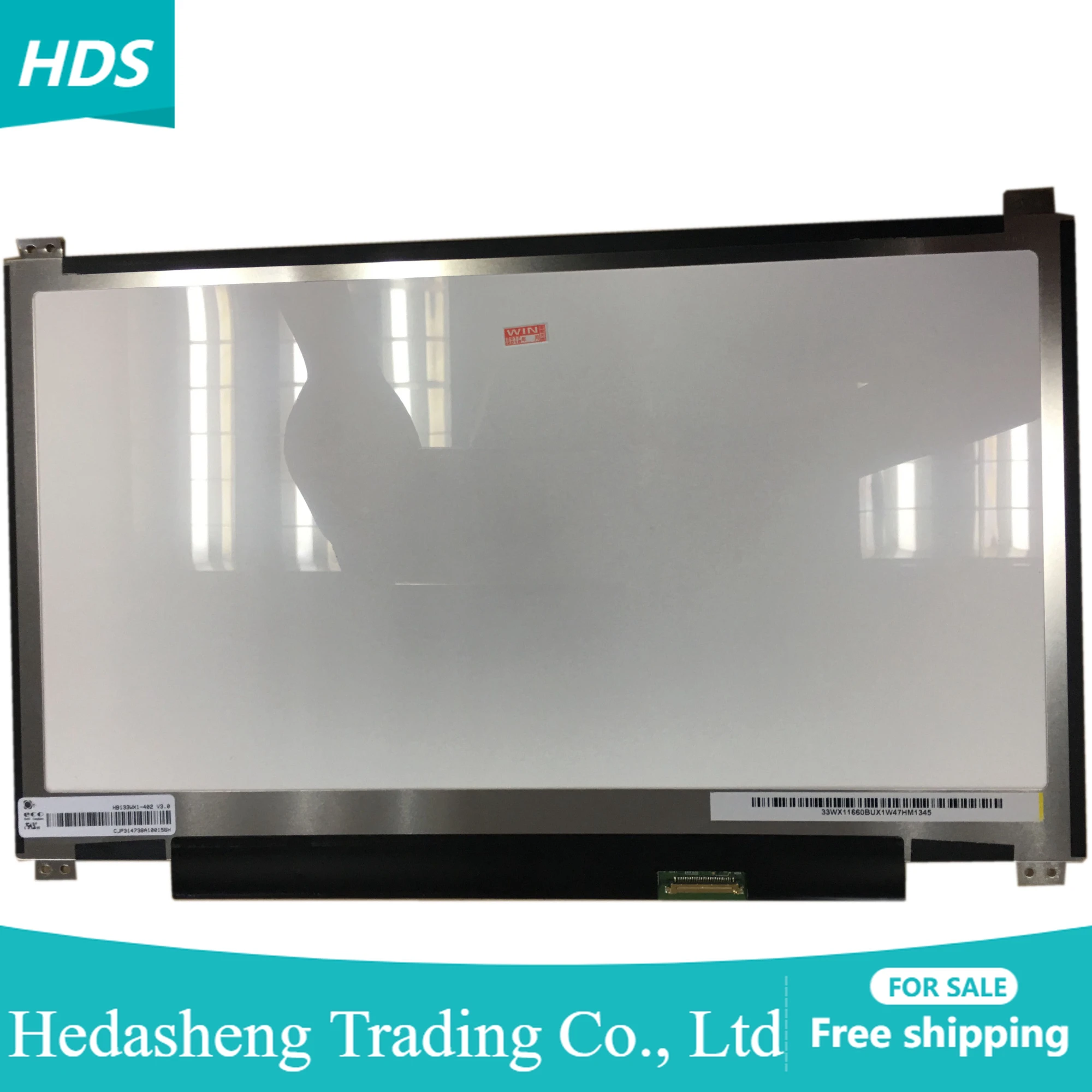 

HB133WX1-402 V3.0 For 13.3 1366X768 30 PIN fit B133XTN01.3 M133NWN1 R3 Display up+down Screw Holes LED LCD Screen