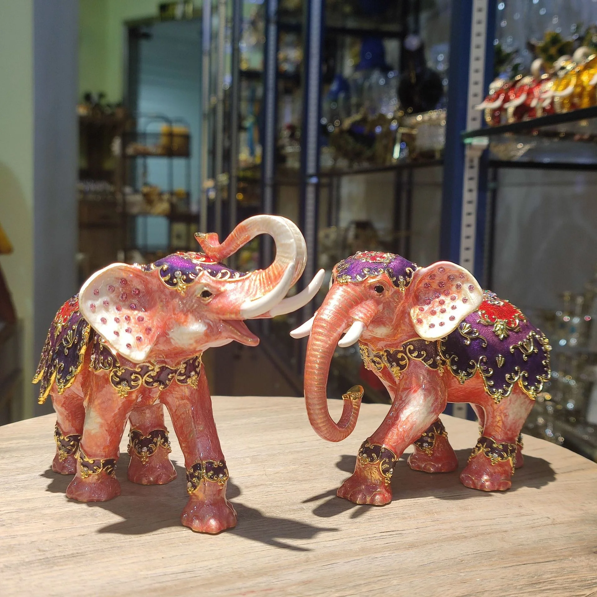 

Elephant ornaments home decoration Southeast Asian style elephant crafts desktop TV cabinet porch decor