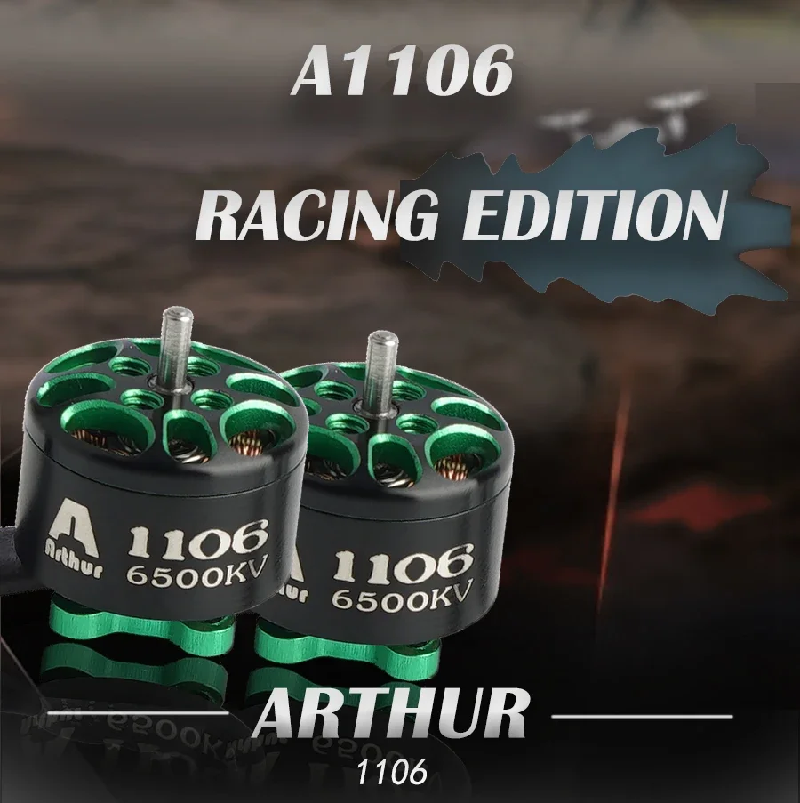 Flashhobyy Arthur A1106 6500KV 4500KV Mini Moteur RC FPV