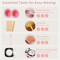 Double Pot Wax Warmer Paraffin Heater Warmer with LED Display Skin Hair Removal Adjustable Temperature For Beauty Salon Home Use 5