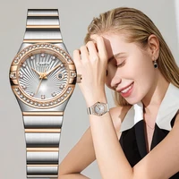 Ladies Watches LIGE Elegant Fashion Quartz Woman Watch Luxury Diamond Stainless Waterproof Luminous Casual Simple Calendar Clock 1