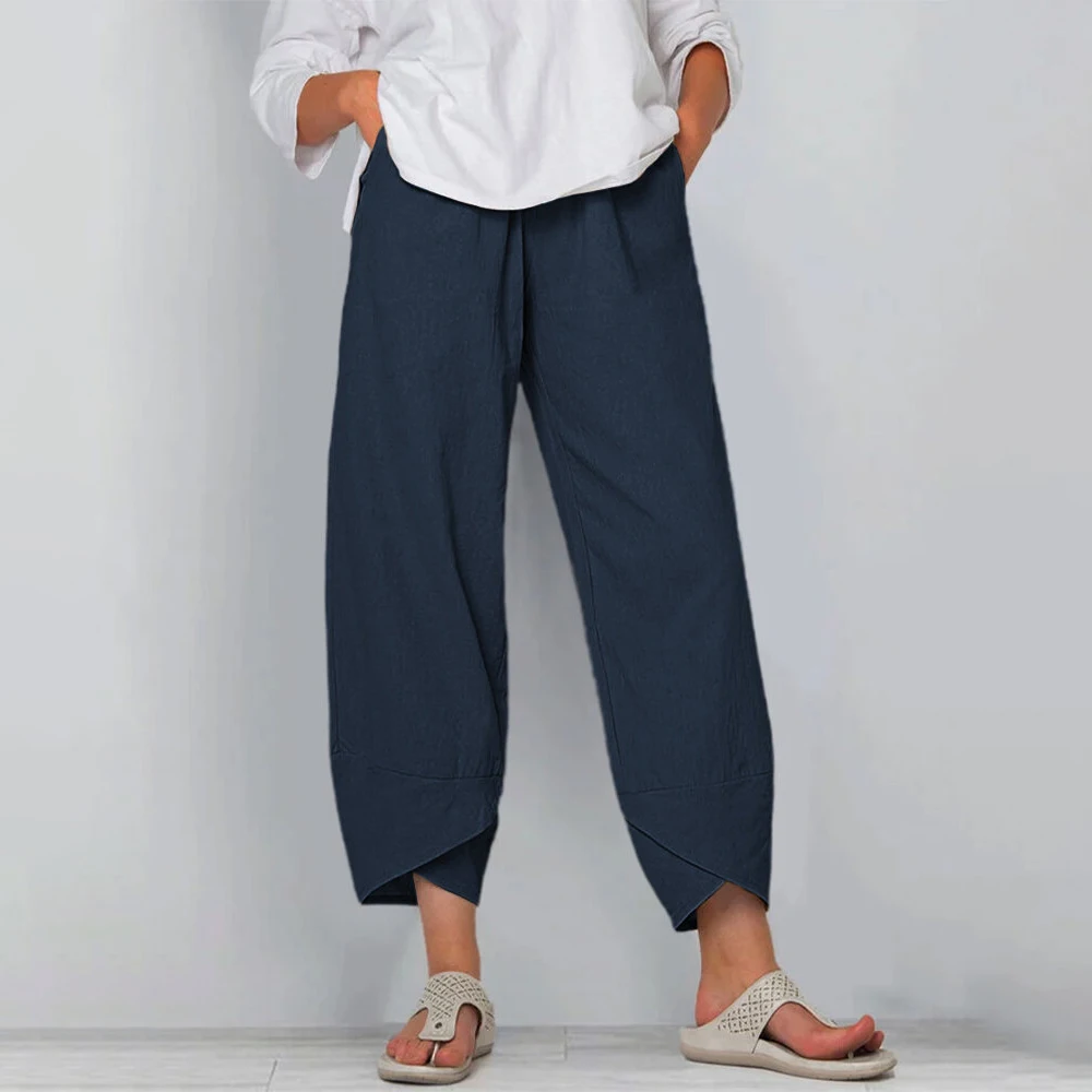 Cotton Linen Harem Pants 4