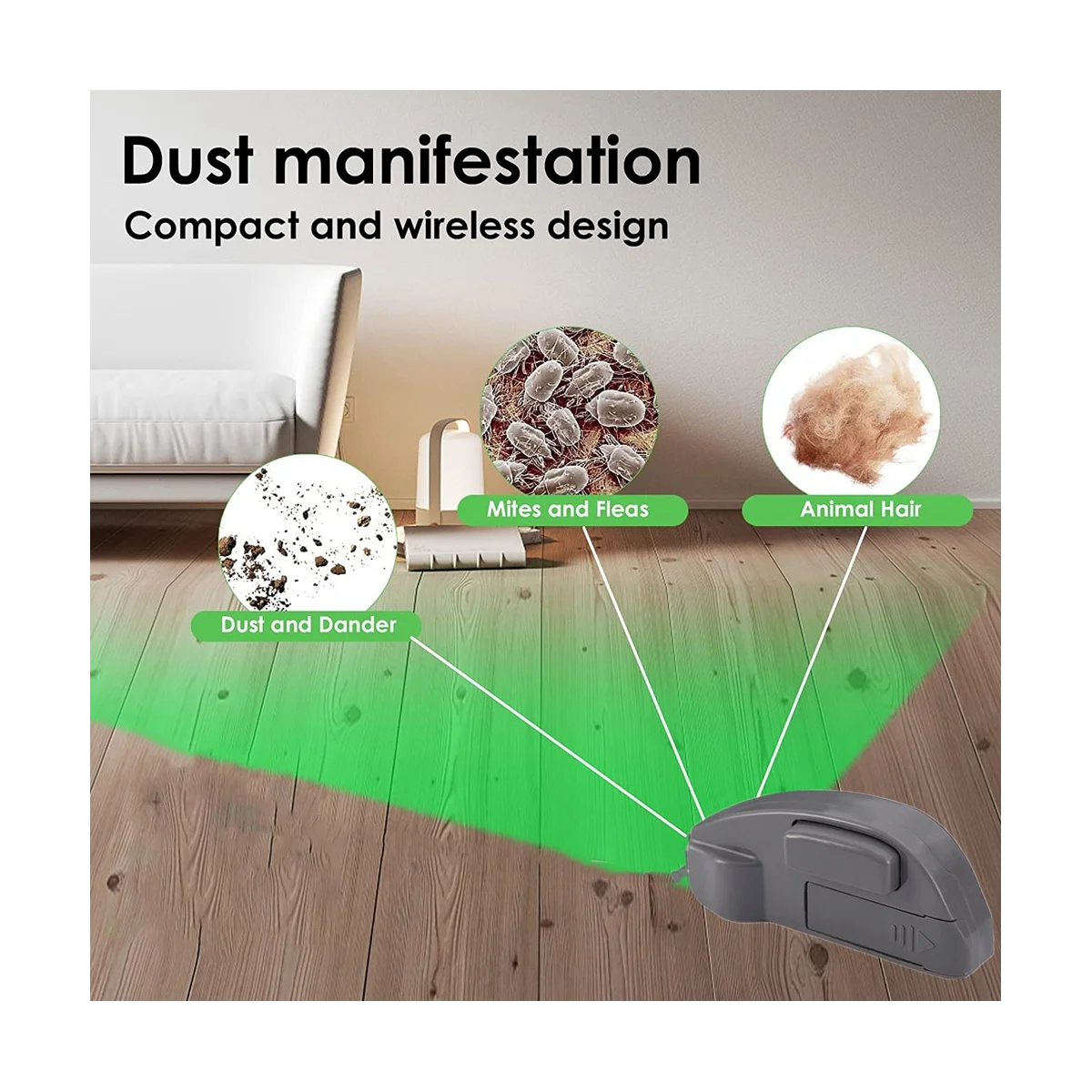 Vacuum Cleaner Vacuum Cleaner Dust Display LED Lamp Clean Up Hidden Dust Pet Hair Vacuum Cleaner Accessories for Home Pet Shop