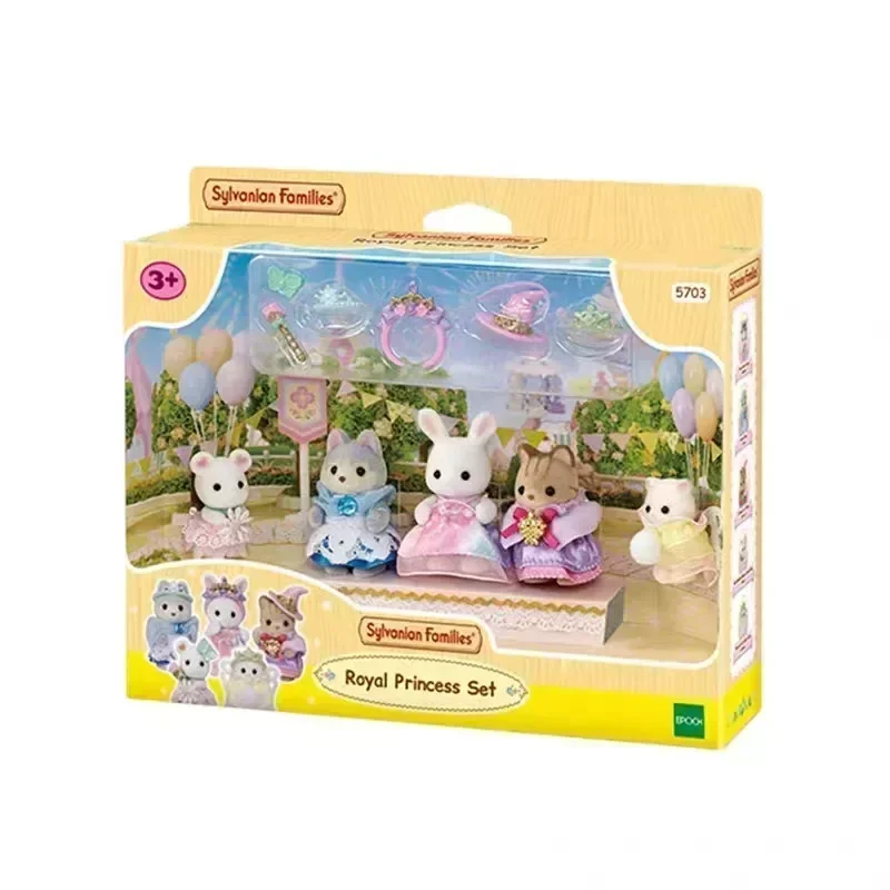 Sylvanian Families Anime Figure Good Friend Action Figures Girl Figurine Kawaii Model Pendant Cute Birthday Gift For Kids Toys 5