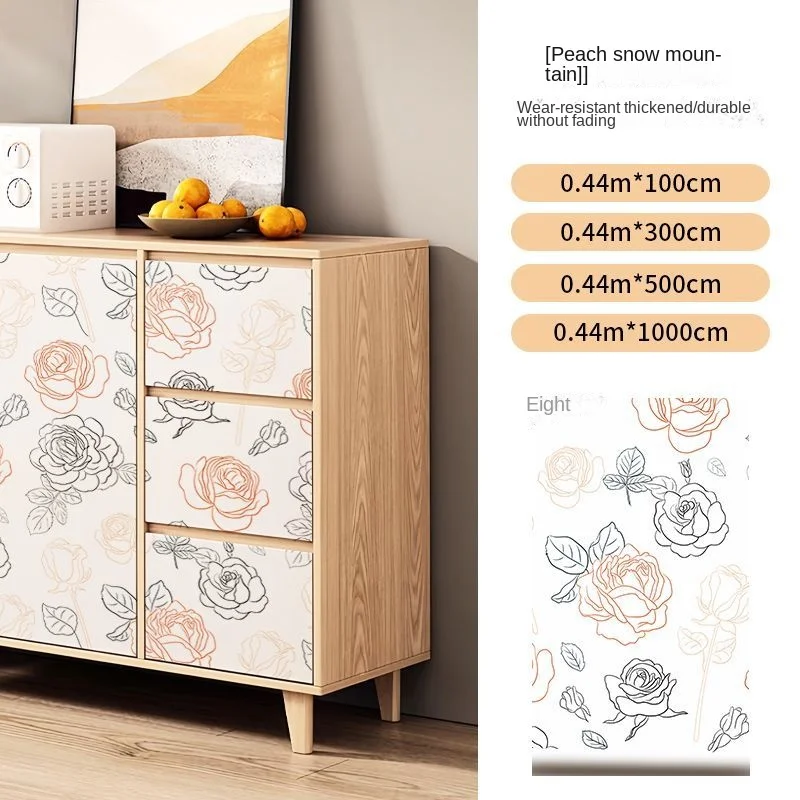 Hepburn Style Retro Wallpaper Self-adhesive Paper Furniture Wardrobe Renovation Cabinet Door Color Changing Decorative Stickers hepburn style retro wallpaper self adhesive paper furniture wardrobe renovation cabinet door color changing decorative stickers