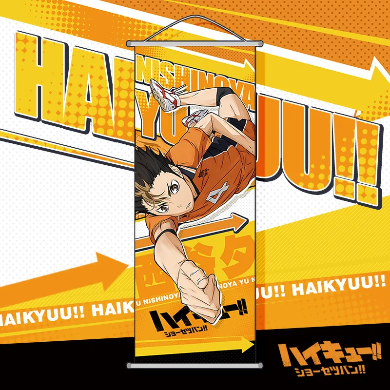 Bandai Haikyuu!!Anime Poster Bokuto Kotaro Kageyama Tobio Hängende Bilder Dekoriert 25*70cm Mittlerer Blocker Rollbilder – Detail 4
