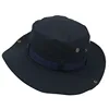 Custom Print Logo Outdoor Sunscreen Big Eaves Camping Bucket Hat Men and Women Denim Sunshade Drawstring Breathable Fishing Cap 4