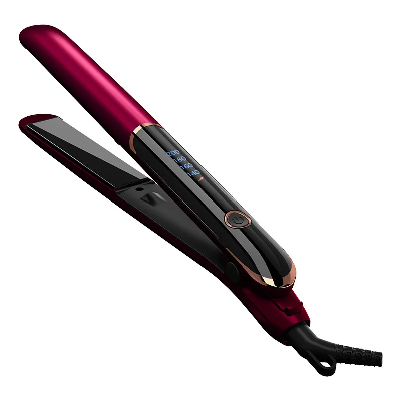 Ionic professional hair ceramic quick heating hair straightener flat iron ions hair straightening curling iron rod