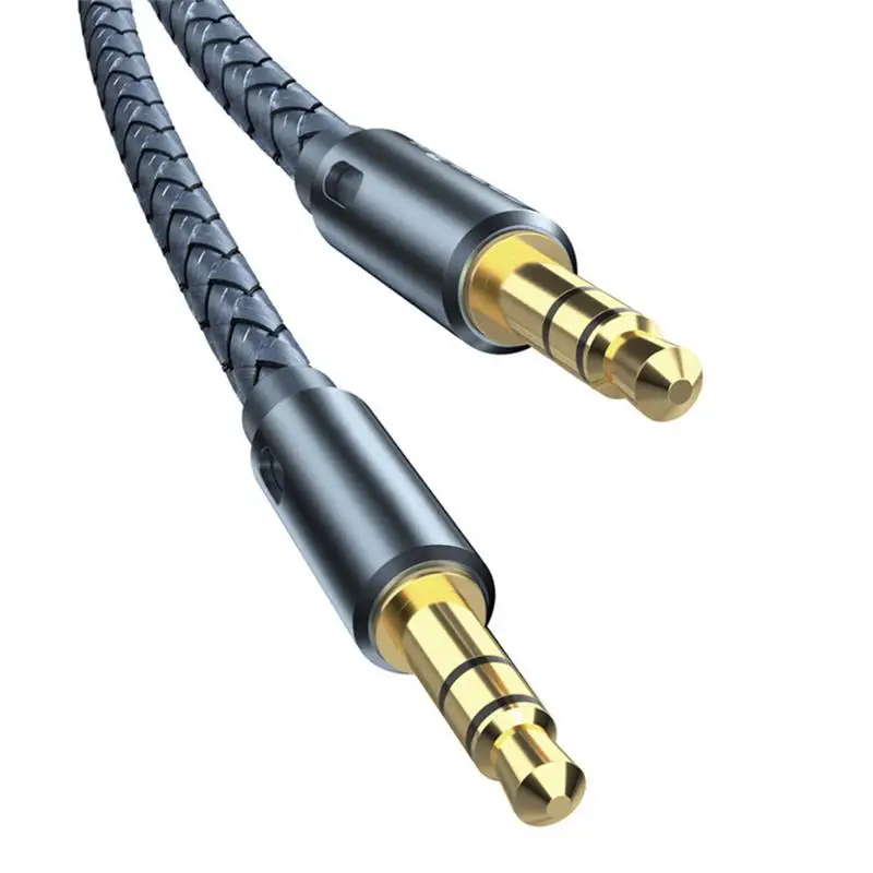 

Jack 3.5mm Cable Male To Male 3.5mm Audio Cable Jack For Cars Laptops Computers Speakers Audio Adapter Cable Cord