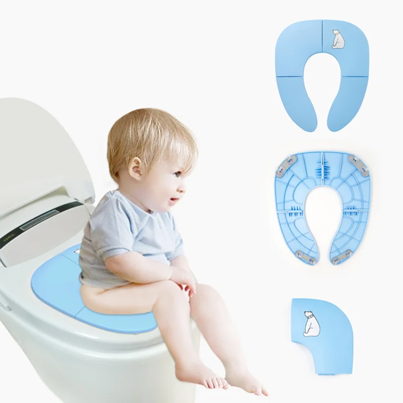 

Portable Baby Travel Folding Potty Seat Baby Toilet Training Seat Cover Children Urinal Cushion Travel Practical Accessories
